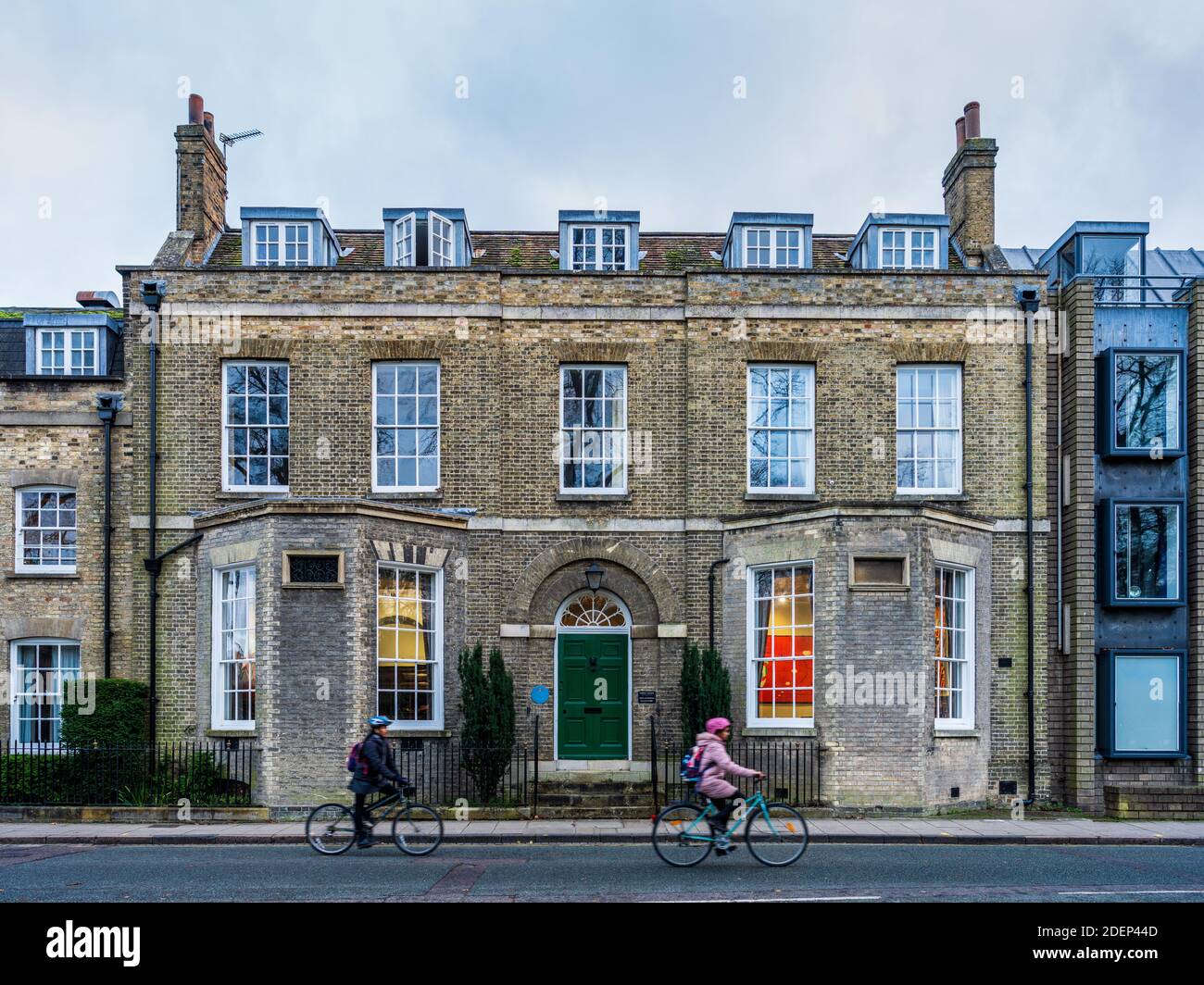 Newnham Grange Cambridge - edificio storico di grado II, ex casa di famiglia di George Darwin e sua moglie Maud Darwin. Ora parte del Darwin College Cambridge. Foto Stock