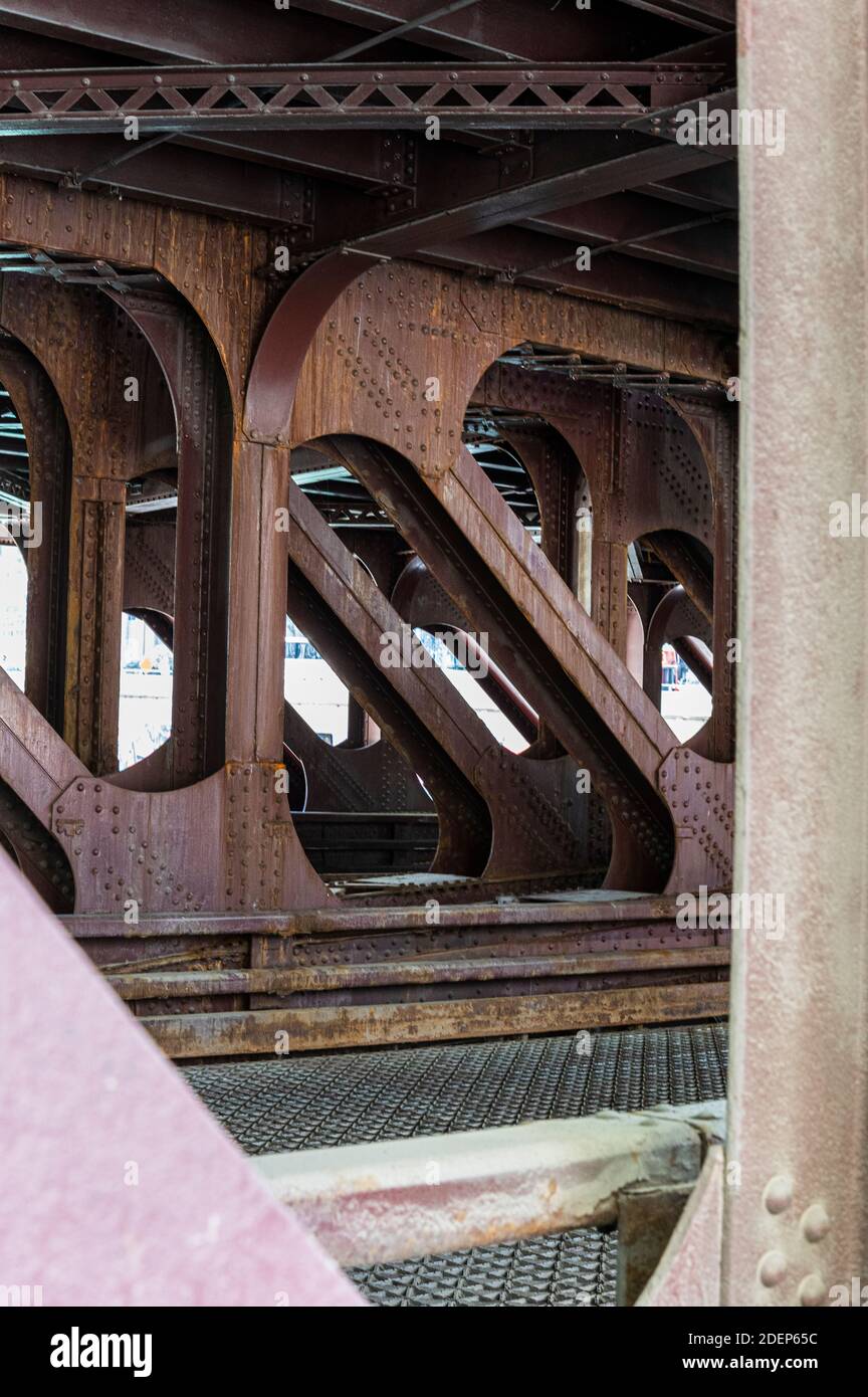 ferro da stiro a ponte Foto Stock