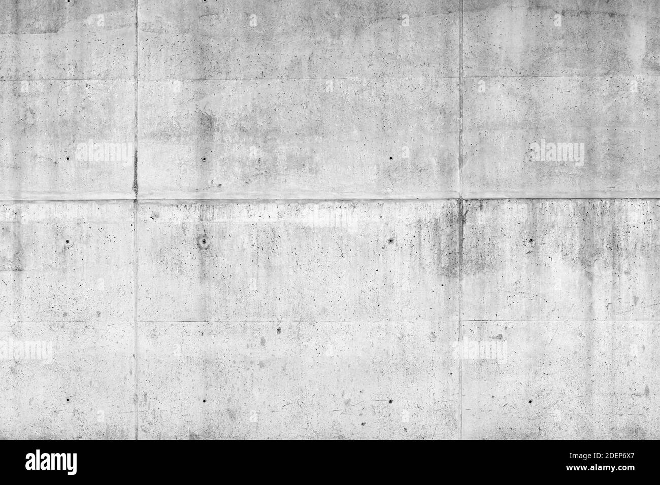 Parete in cemento bianco grugnoso, vista frontale, texture foto di sfondo Foto Stock