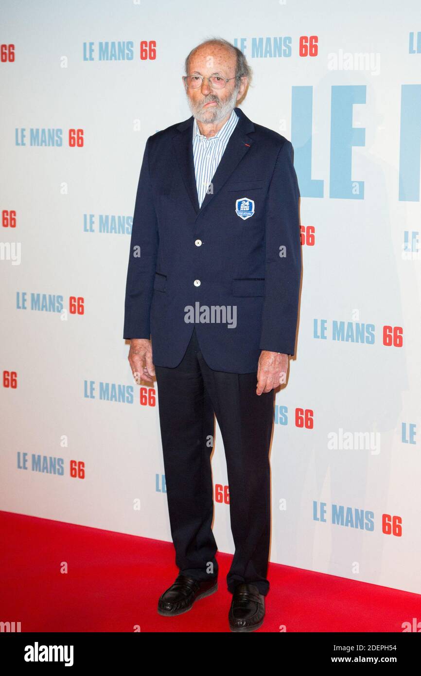 Henri Pescarolo partecipa alla prima del film di Parigi 'le Mans 66' al Gaumont Champs Elysees di Parigi il 06 ottobre 2019. Foto di Nasser Berzane/ABACAPRESS.COM Foto Stock