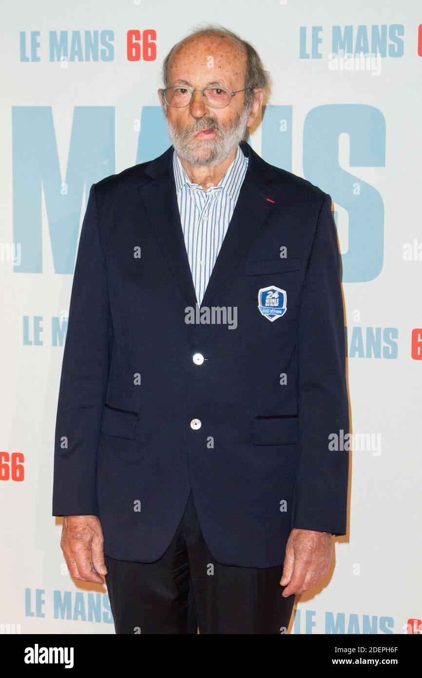 Henri Pescarolo partecipa alla prima del film di Parigi 'le Mans 66' al Gaumont Champs Elysees di Parigi il 06 ottobre 2019. Foto di Nasser Berzane/ABACAPRESS.COM Foto Stock