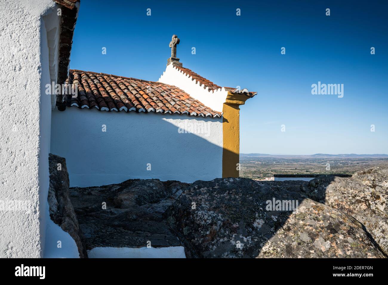 Cappella di Nossa Senhora da Penha, Castelo de vide, Portogallo, Europa. Foto Stock