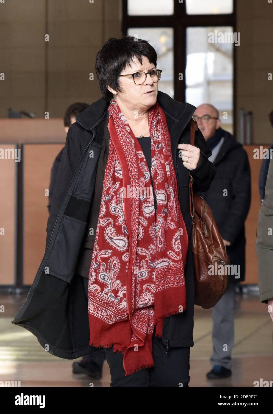 L'ex presidente del Syndicat de la magistrature Françoise Martres arriva alla Corte d'appello di Parigi il 13 novembre 2019. Foto di Patrice Pierrot/Avenir Pictures/ABACAPRESS.COM Foto Stock