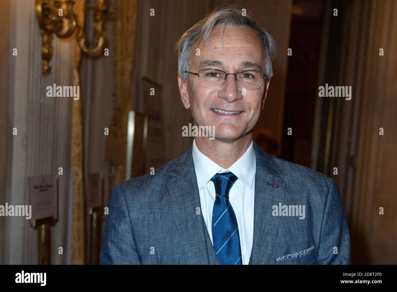 Laurent Petitguillaume partecipa al Vaincre le Cancer Benefit Party a Cercle de l'Union Interalliee a Parigi, Francia, il 20 novembre 2019. Foto di Aurore Marechal/ABACAPRESS.COM Foto Stock