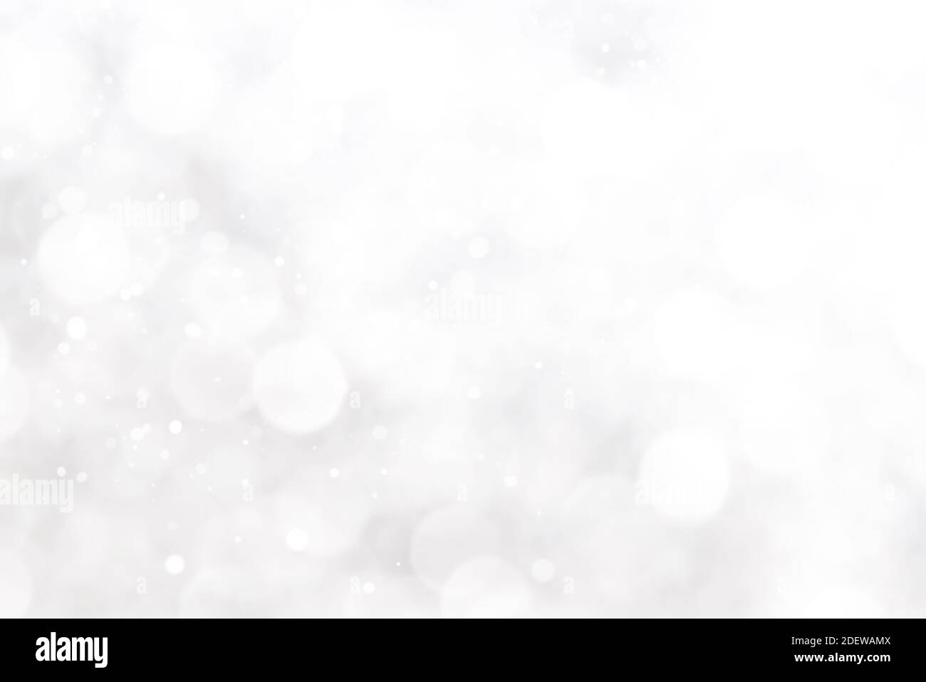 Sfondo bokeh bianco astratto Foto Stock