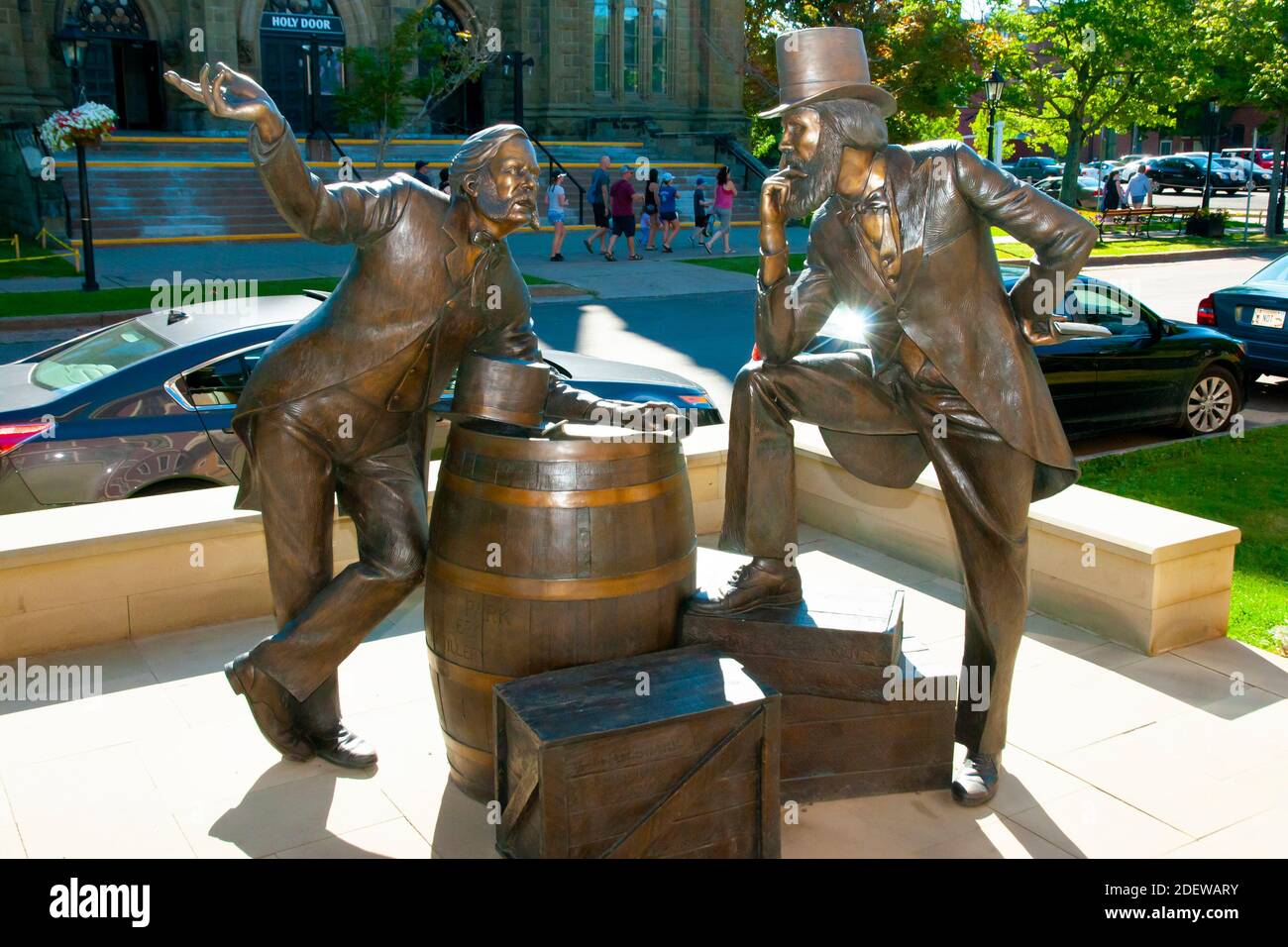 John Hamilton Grey statue - Charlottetown - Canada Foto Stock
