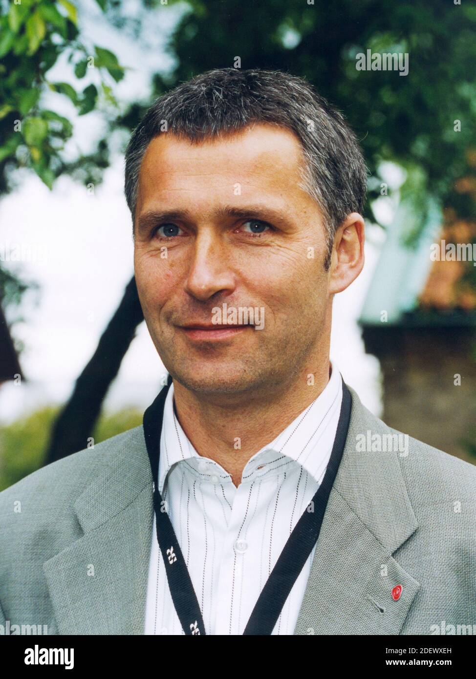 JENS STOLTENBERG politico norvegese ed ex primo ministro in Norvegia.Today Segretario Generale della NATO Foto Stock