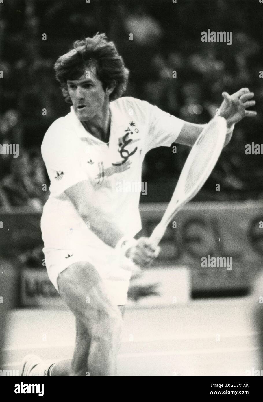 Il tennista sudafricano Kevin Curren, anni '80 Foto Stock