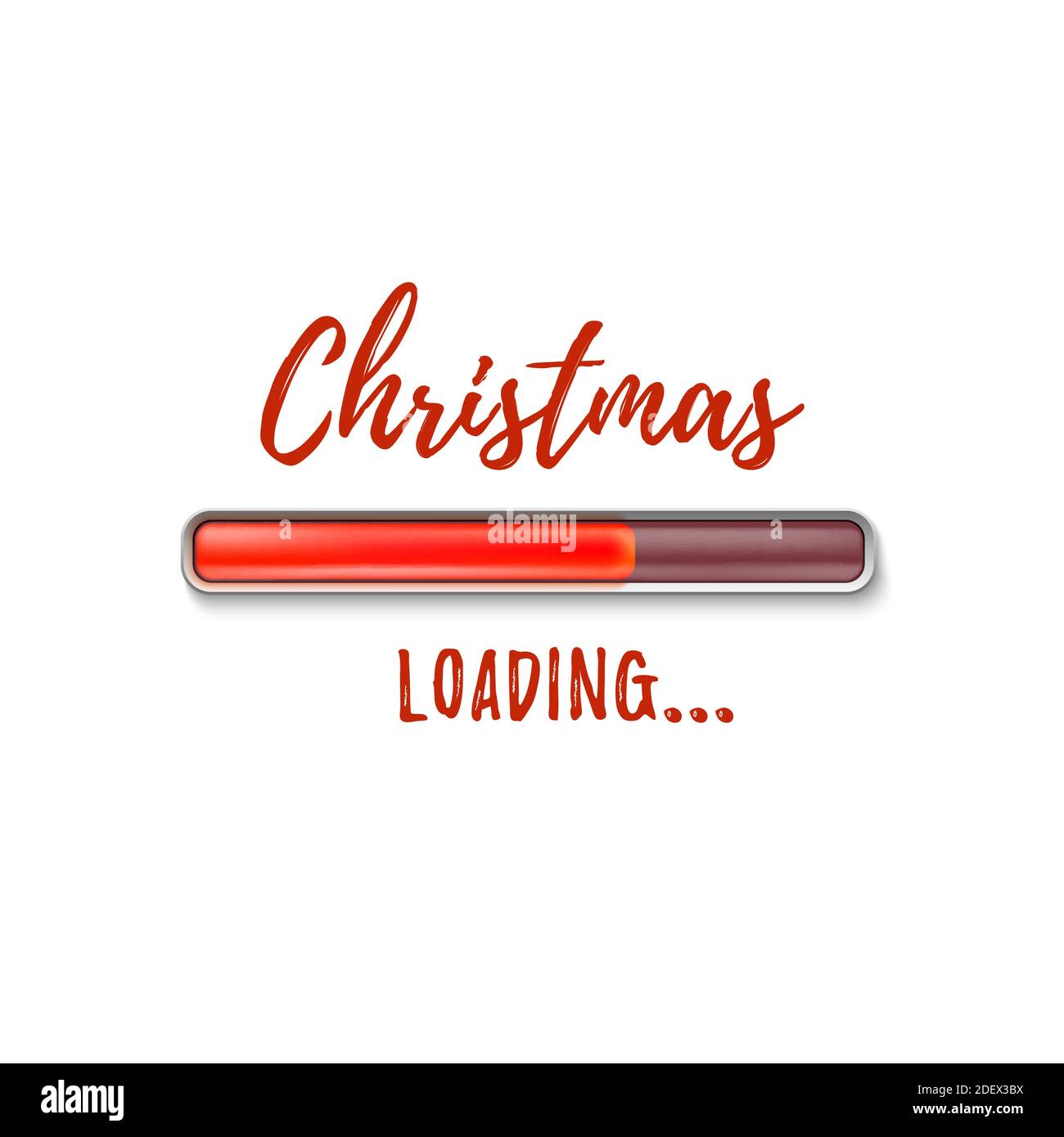 Caricamento di Natale. Disegno astratto. Illustrazione Vettoriale