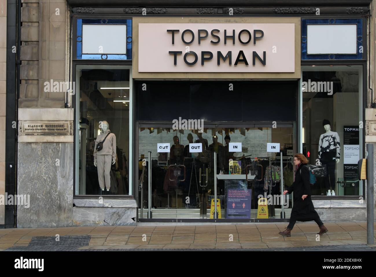 Topshop Topman Store a Edimburgo Foto Stock
