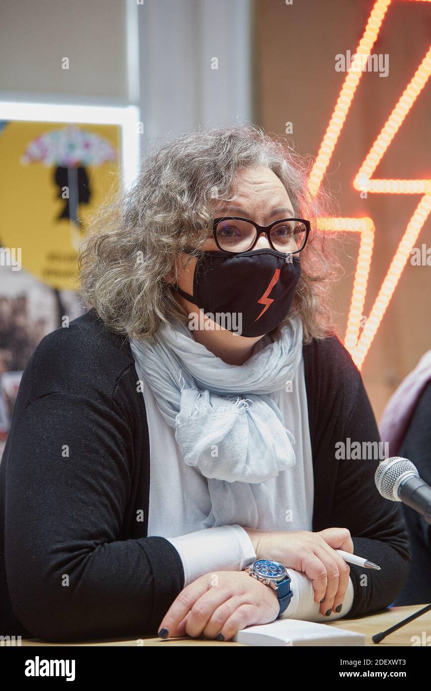 2 dicembre 2020, Varsavia, Mazovian, Polonia: Conferenza stampa delle donne nazionali Strike.in la foto: MARTA LEMPART (Credit Image: © Hubert Mathis/ZUMA Wire) Foto Stock