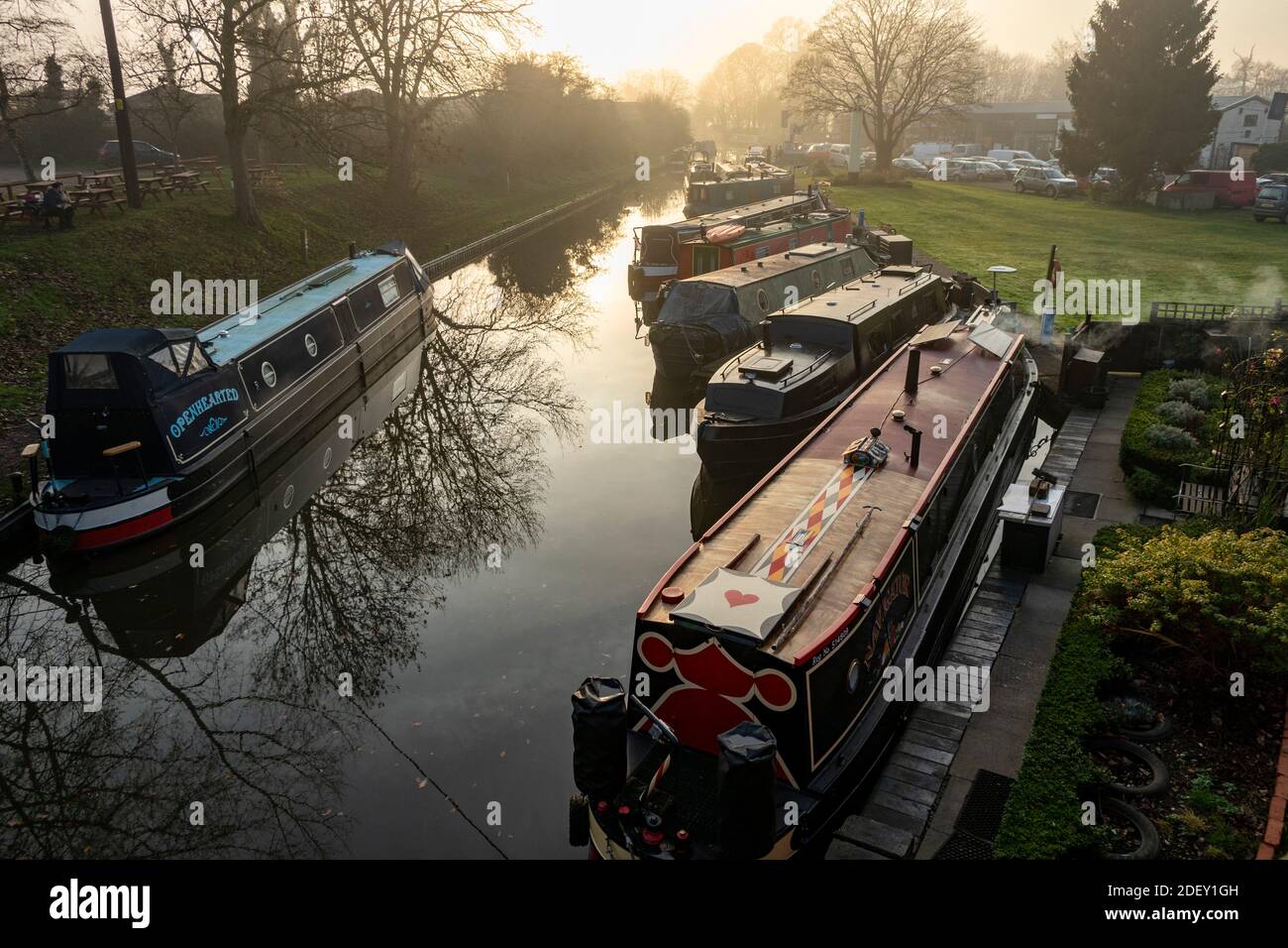 Droitwich Spa Marina Foto Stock