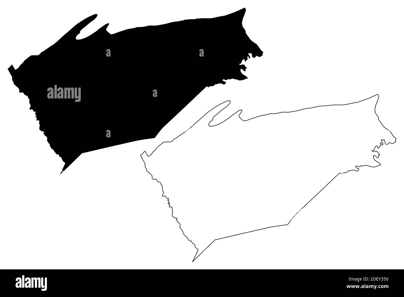 Cumberland County, Commonwealth of Pennsylvania (Stati Uniti, Stati Uniti d'America, Stati Uniti, Stati Uniti, Stati Uniti) mappa vettoriale illustrazione, schizzo scrimolo Cumber Illustrazione Vettoriale