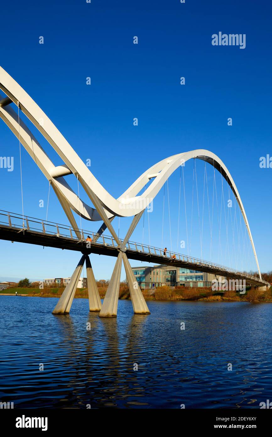 Ponte di Infinity, Stockton on Tees Foto Stock