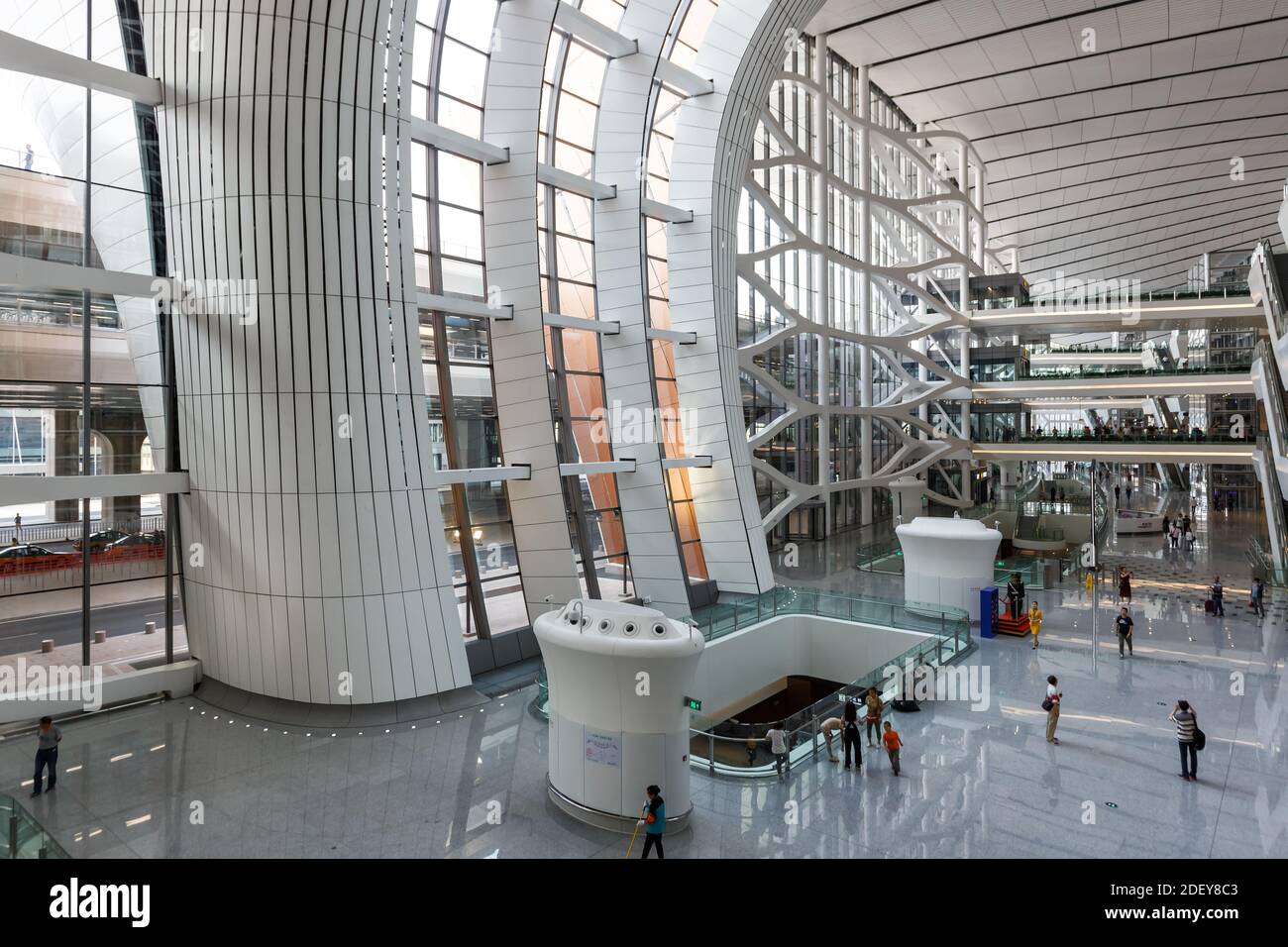 Pechino, Cina - 30 Settembre 2019: Pechino Daxing New International Airport Terminal (PKX) in Cina. Foto Stock