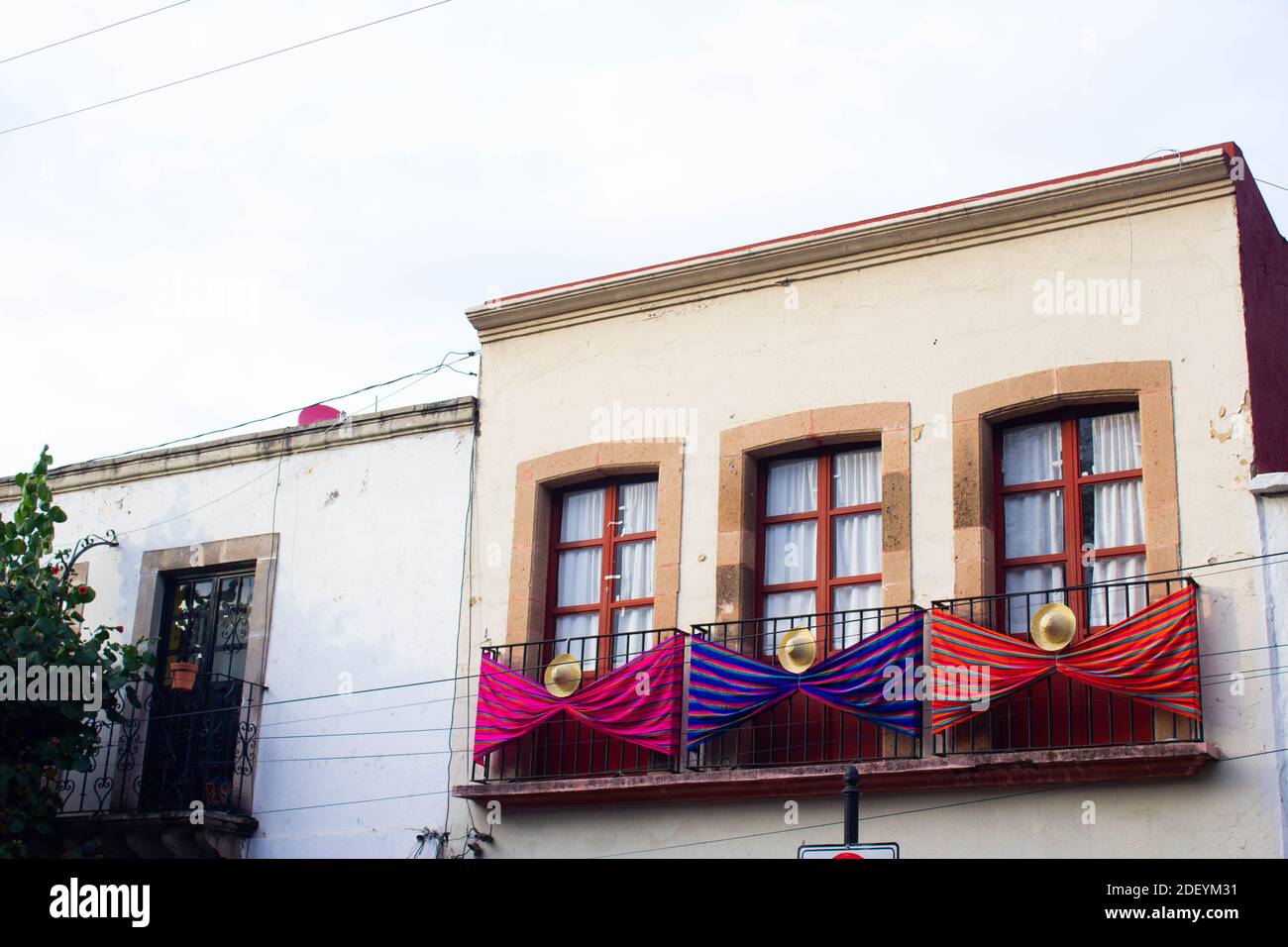 Casa tradizionale a Guanajuato, Messico Foto Stock