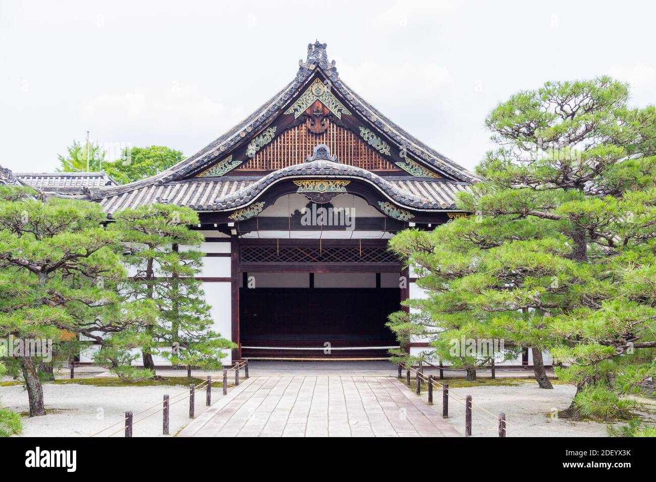 Il Tempio di Honganji a Kyoto, Giappone Foto Stock