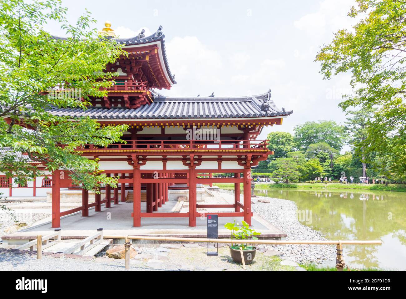 Il tempio di Byodoin nella città di Uji, Kyoto, Giappone Foto Stock