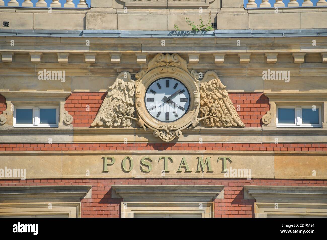 Postamt, Postplatz, Görlitz, Sachsen, Deutschland Foto Stock