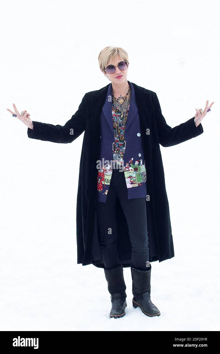 Asia Argento partecipa ad una fotocellula durante il 27° Festival Internazionale del Film fantastico di Gerardmer (Festival Internazionale del Film Fantastique de Gerardmer) a Gerardmer, Vosges, Francia il 30 gennaio 2020. Foto di Aurore Marechal/ABACAPRESS.COM Foto Stock
