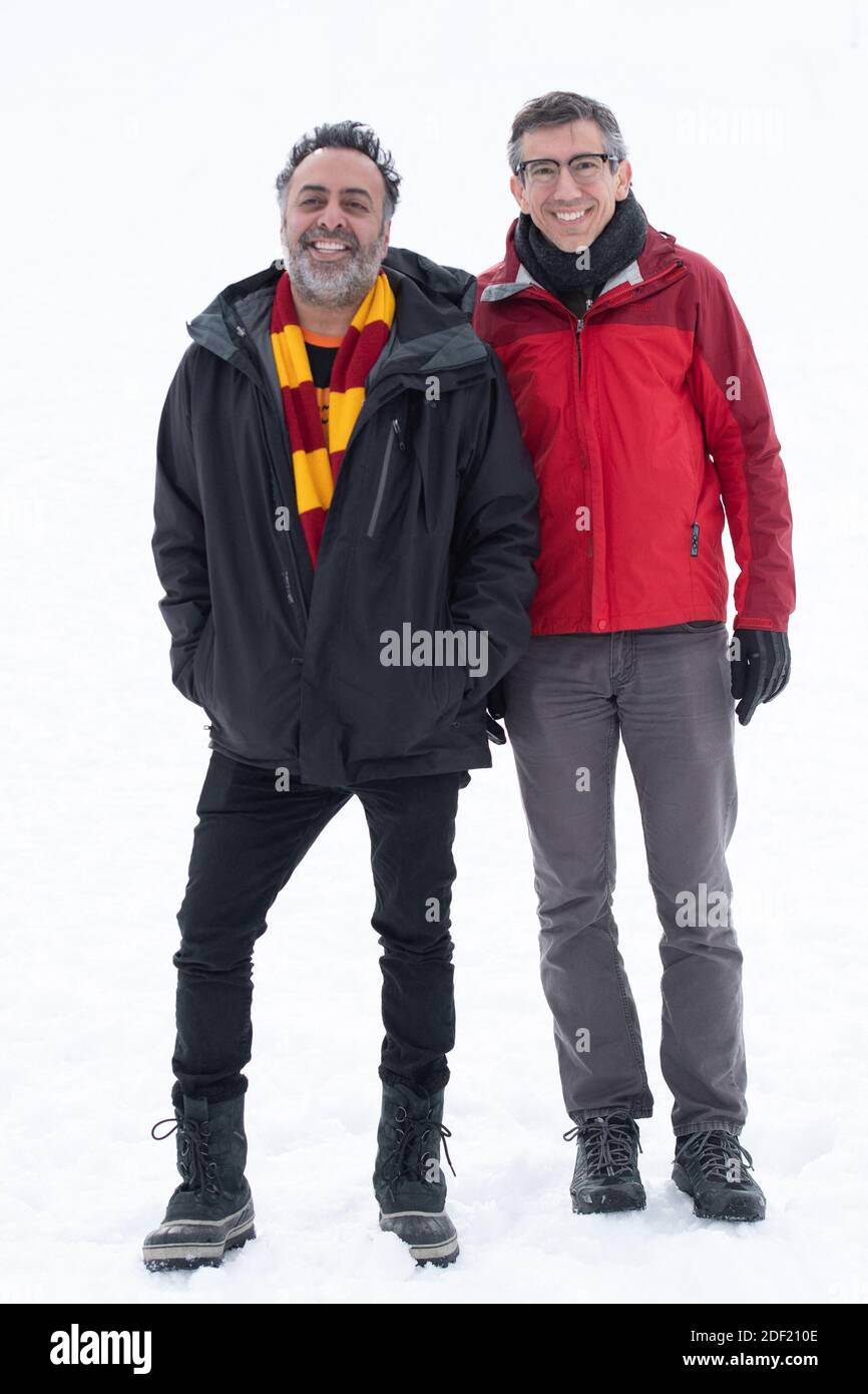 Alok Mishra e David Marmor partecipano ad una fotocellula durante il 27° Gerardmer International Fantastic Film Festival (Festival International du Film Fantastique de Gerardmer) a Gerardmer, Vosges, Francia, il 30 gennaio 2020. Foto di Aurore Marechal/ABACAPRESS.COM Foto Stock