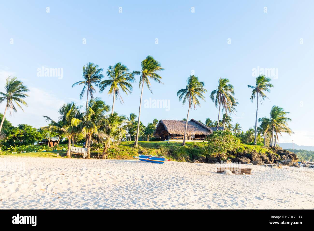 Spiaggia serena a Pagudpud, Ilocos, Filippine Foto Stock
