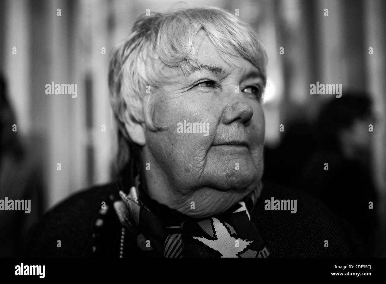 Il Ministro della coesione territoriale e delle relazioni con le Comunità territoriali Jacqueline Gourault arriva a parlare alla stampa all'Assemblea nazionale di Parigi, il 3 marzo 2020. Foto di Julie Sebadelha/ABACAPRESS.COM Foto Stock