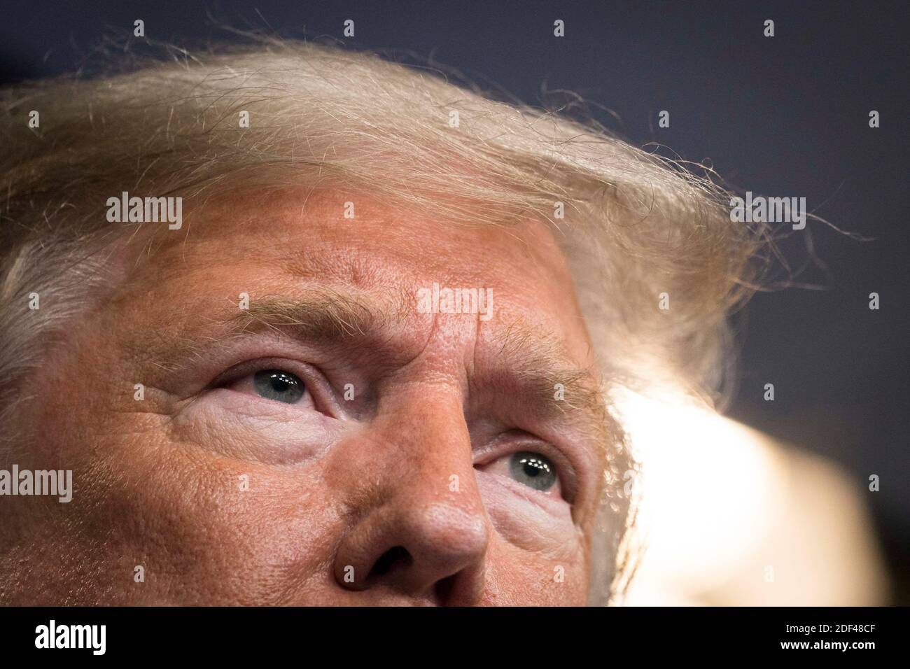 Il presidente Donald Trump fa commenti sulla pandemia del COVID-19 (Coronavirus) insieme ai membri della Coronavirus Task Force nella Brady Press Briefing Room presso la Casa Bianca di Washington, DC, 25 marzo 2020, a Washington, D.C. Foto di Sarah Silbiger/Pool/ABACAPRESS.COM Foto Stock