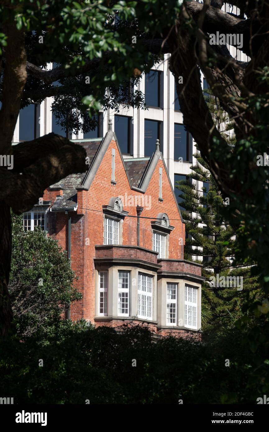 Biblioteca Alexander Turnbull, Wellington, Isola del Nord, Nuova Zelanda Foto Stock