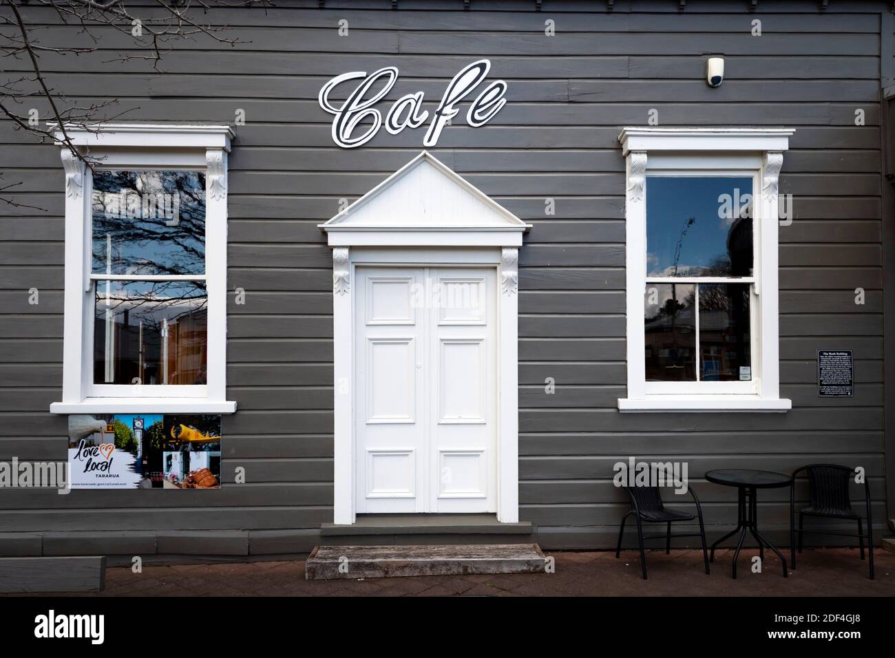 Coronation Street, Norsewood, Tararua District, North Island, Nuova Zelanda Foto Stock