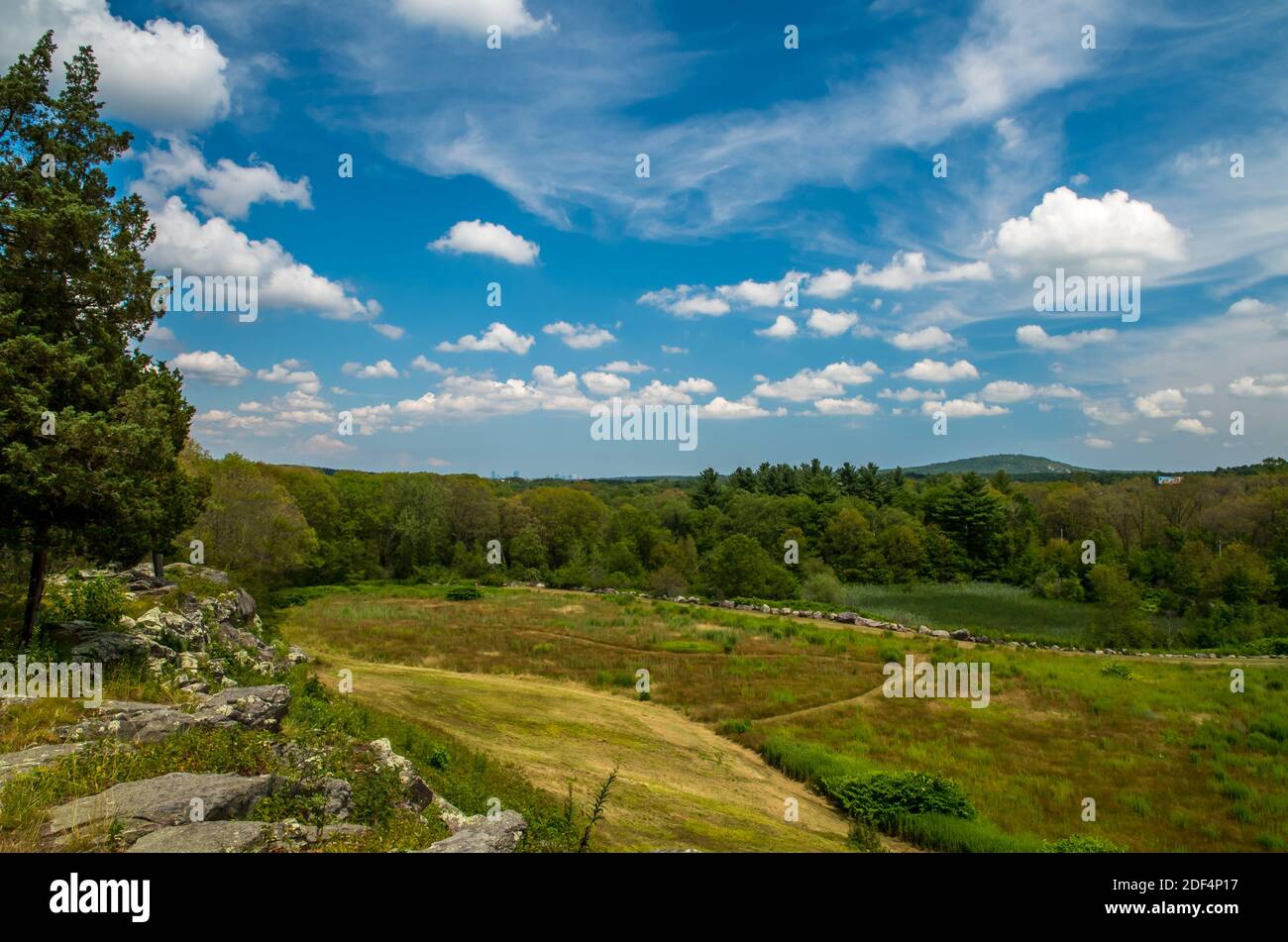 Vista da Signal Hill, Canton, ma Foto Stock