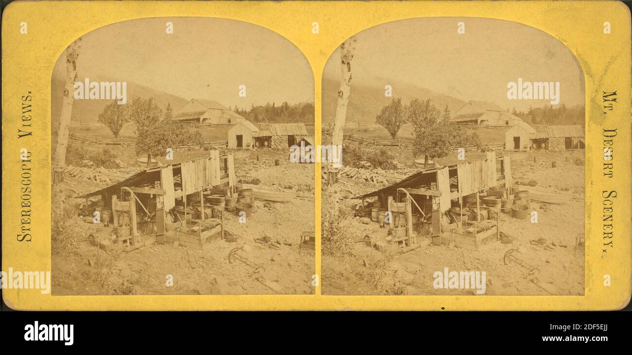 Cava?, immagine statica, Stereografi, 1850 - 1930 Foto Stock