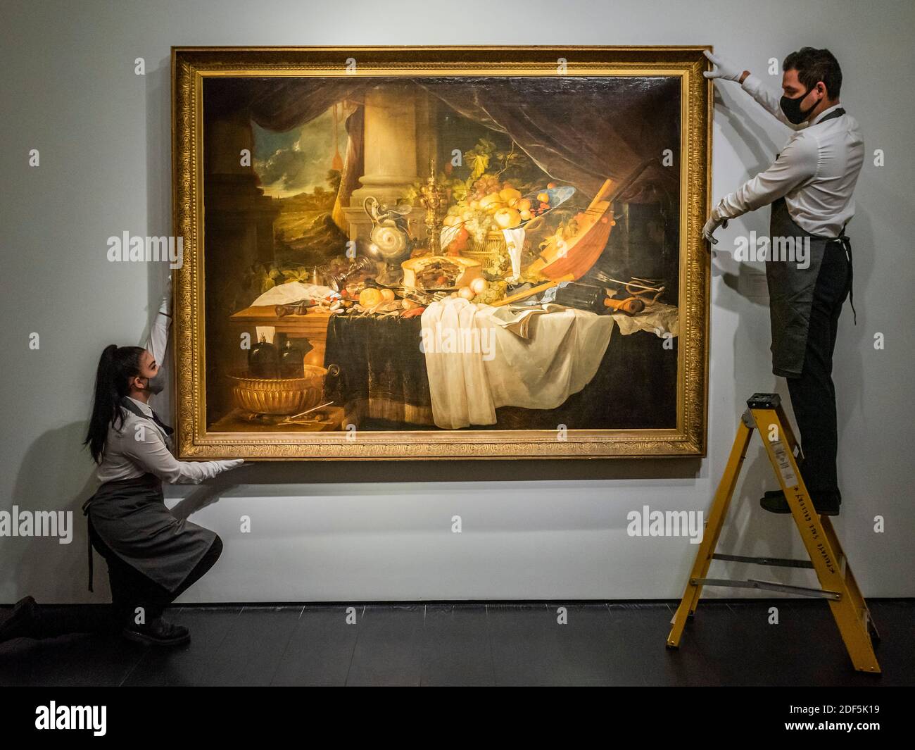 Londra, Regno Unito. 3 dicembre 2020. JAN DAVIDSZ. DE HEEM, UNA vita still banchetto, stima £4,000,000-6,000,000) parte di vendita serale Old Masters, 15 dicembre 18.00 - UN'anteprima di Christie's Classic Week che include 10 vendite la prossima settimana. Credit: Guy Bell/Alamy Live News Foto Stock