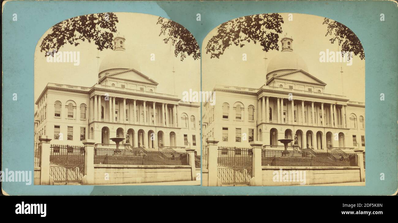 Casa di Stato, immagine, Stereographs, 1850 - 1930 Foto Stock