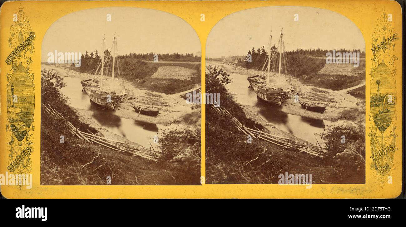 Relitti., immagine statica, Stereografi, 1850 - 1930 Foto Stock
