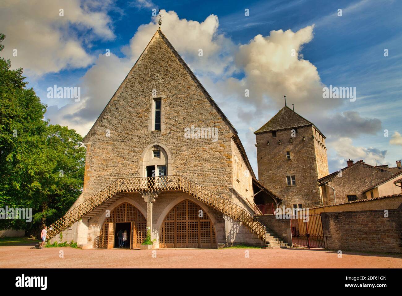 Farinier Tour du Moulin, Abbazia di Cluny, Cluny, Saône-et-Loire Reparto, Regione Borgogna, Area Maconnais, Francia, Europa Foto Stock
