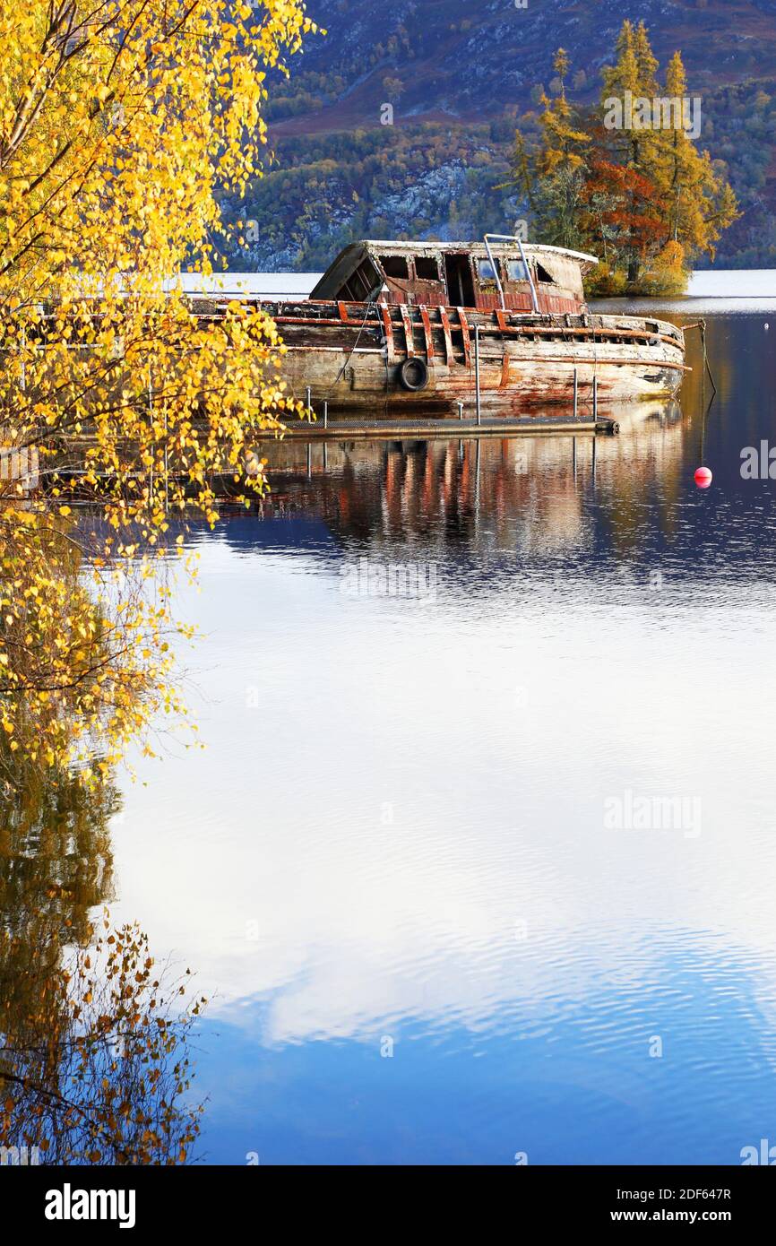 Lochness in Highlands, Scozia, Regno Unito Foto Stock