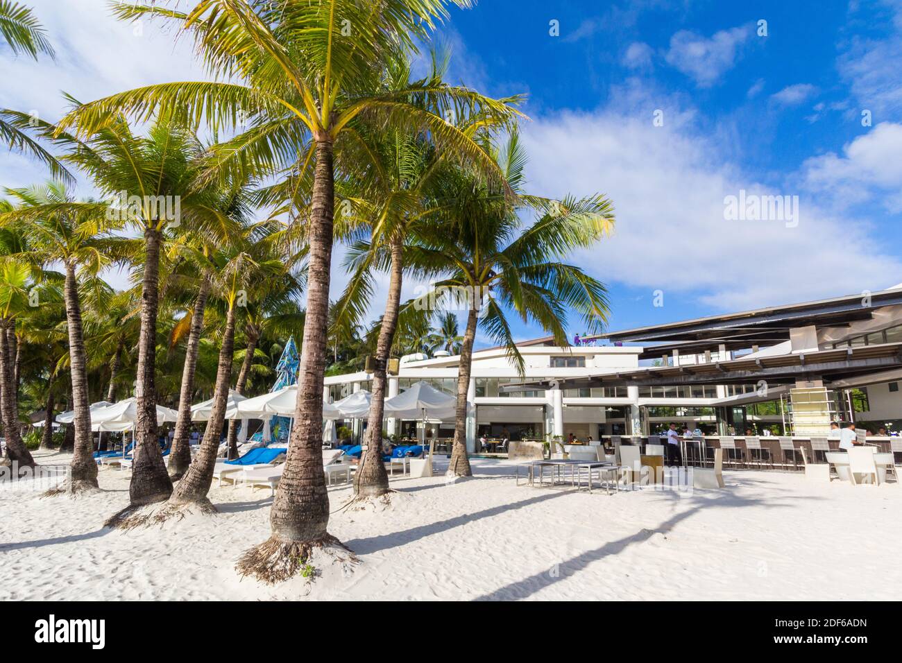L'hotel resort Discovery Shores a Boracay, Filippine Foto Stock