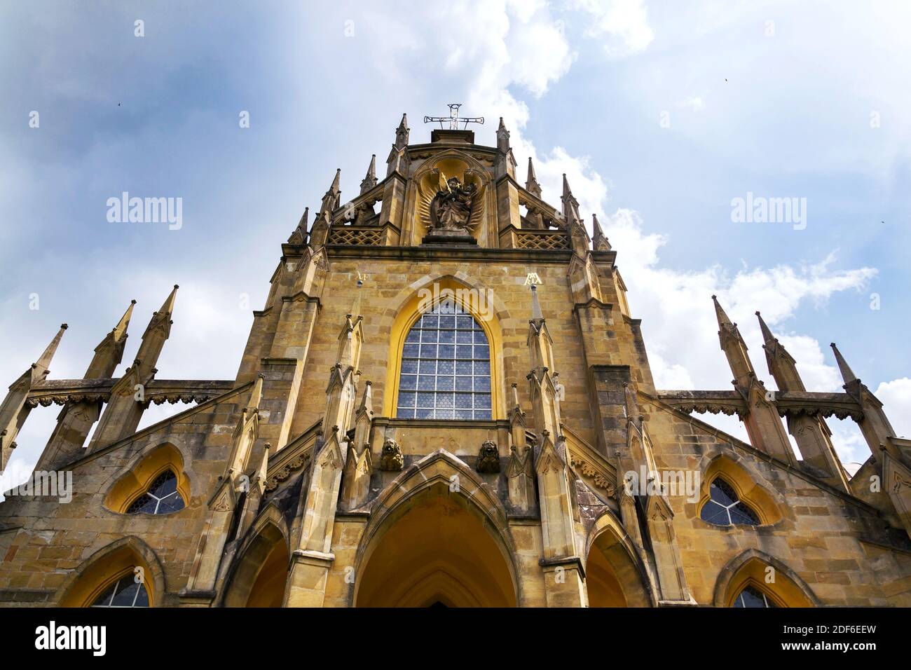 Monastero benedettino a KladRuby di Jan Blazej Santini Aichel e Kilian Ignac Dientzenhofer, Regione di Plzen, Repubblica Ceca, soleggiata giorno d'estate Foto Stock