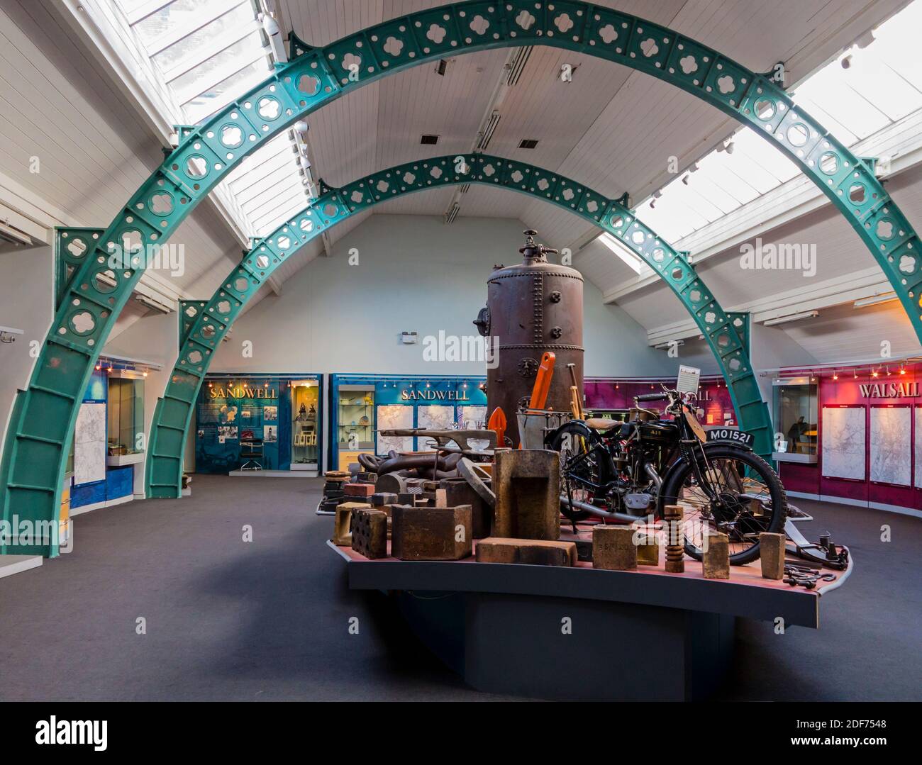 Vista interna del Black Country Living Museum, una delle principali attrazioni turistiche di Dudley, West Midlands, Inghilterra, Regno Unito Foto Stock