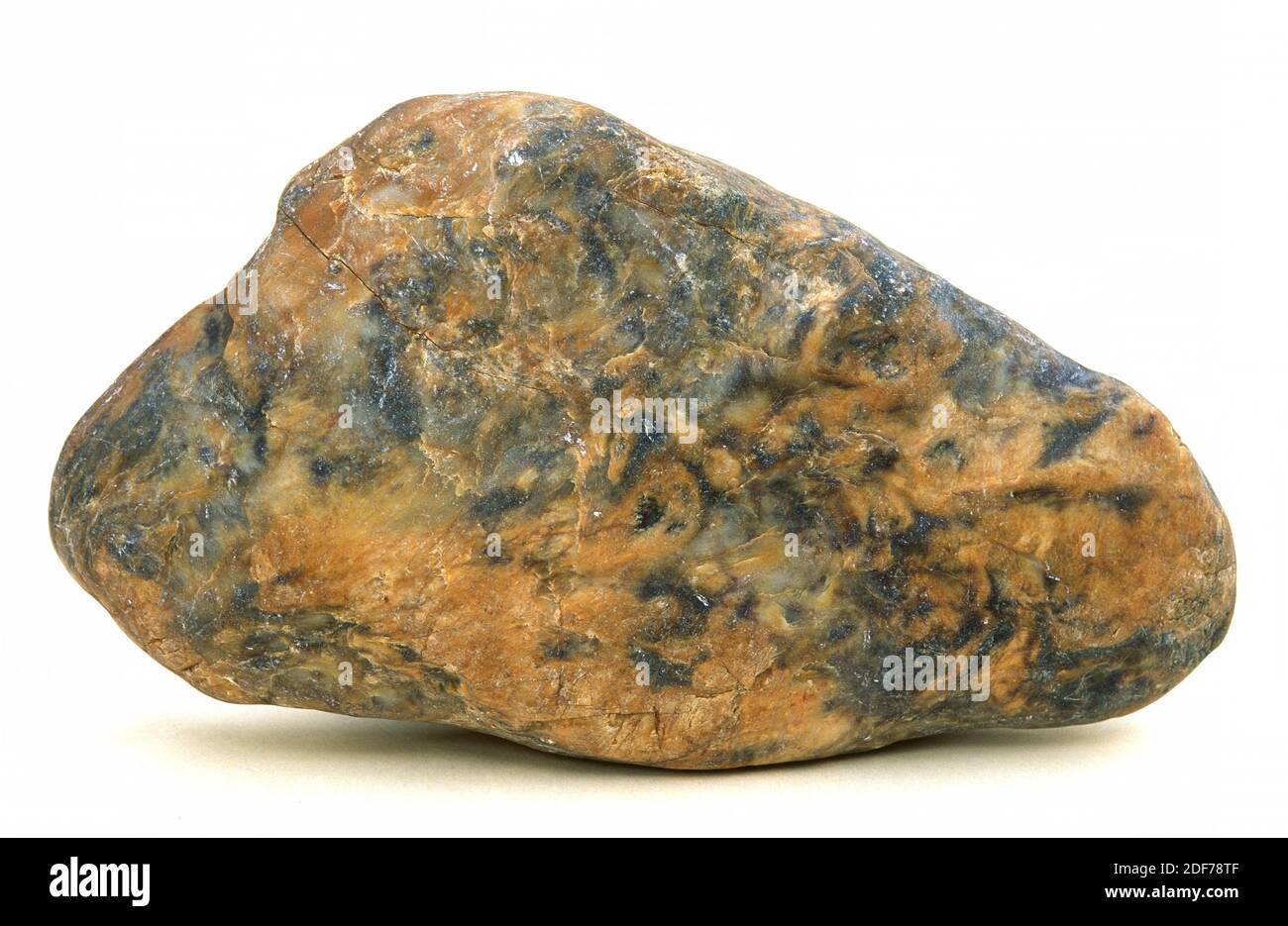 La sillimanite è un minerale di silicato di alluminio. Campione. Foto Stock