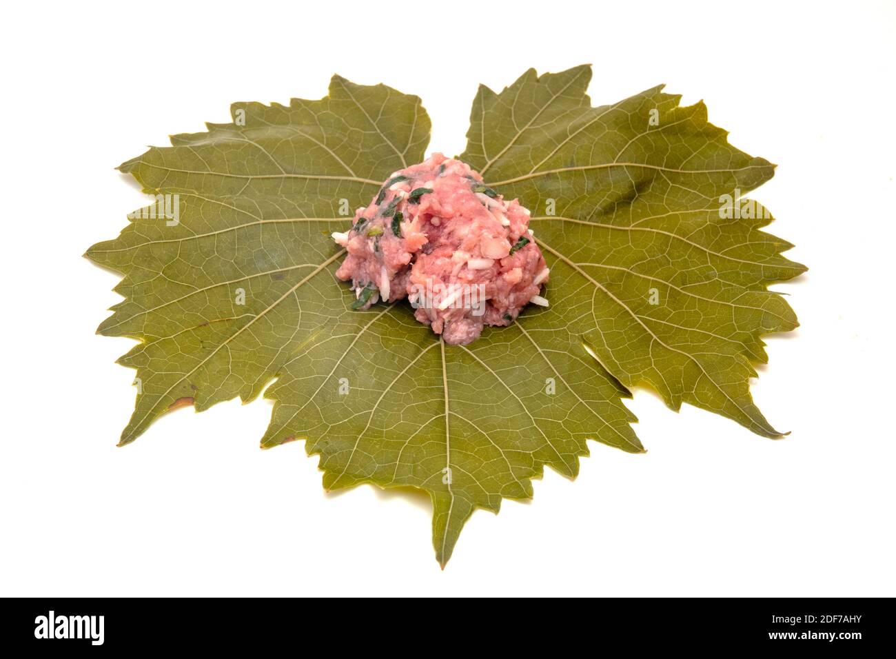 Preparazione del tradizionale dolma azerbaigiano Foto Stock