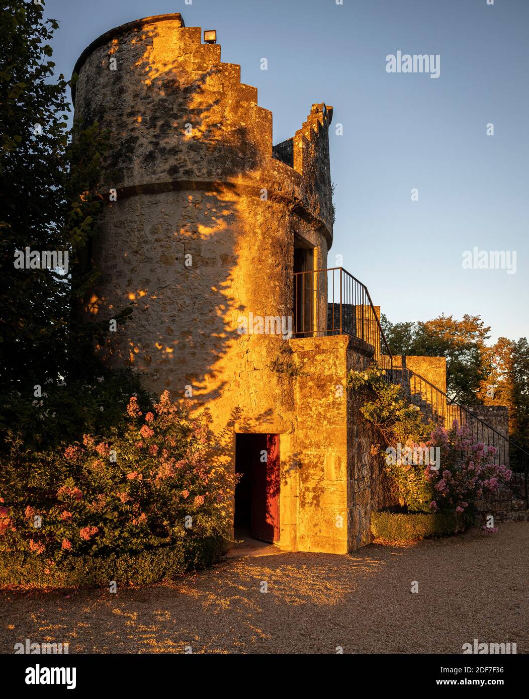 Francia, Dordogna, Perigord nero, Sainte-Mondane, Castello di F?nelon Foto Stock