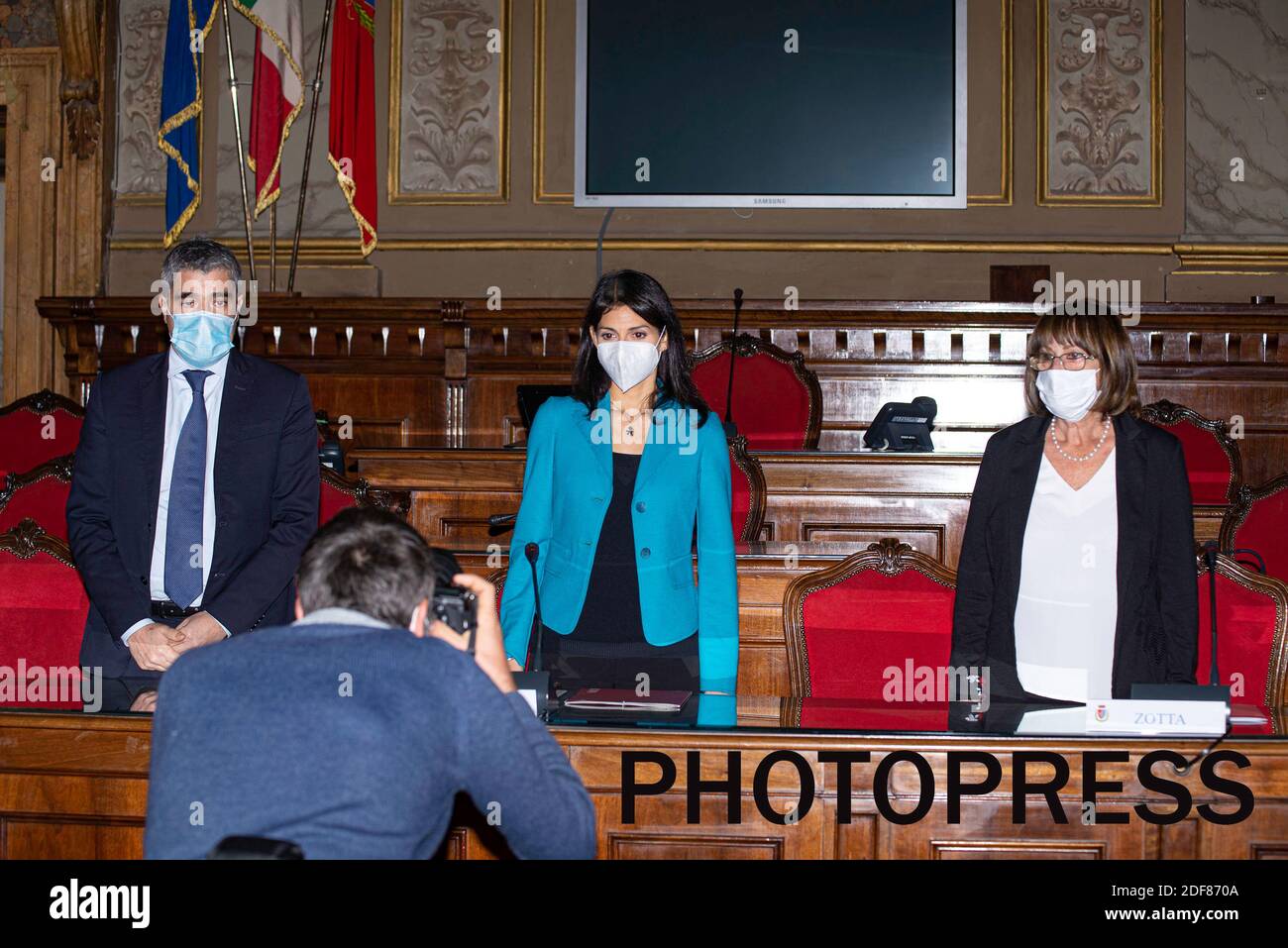 Roma Palazzo Valentini Foto Stock