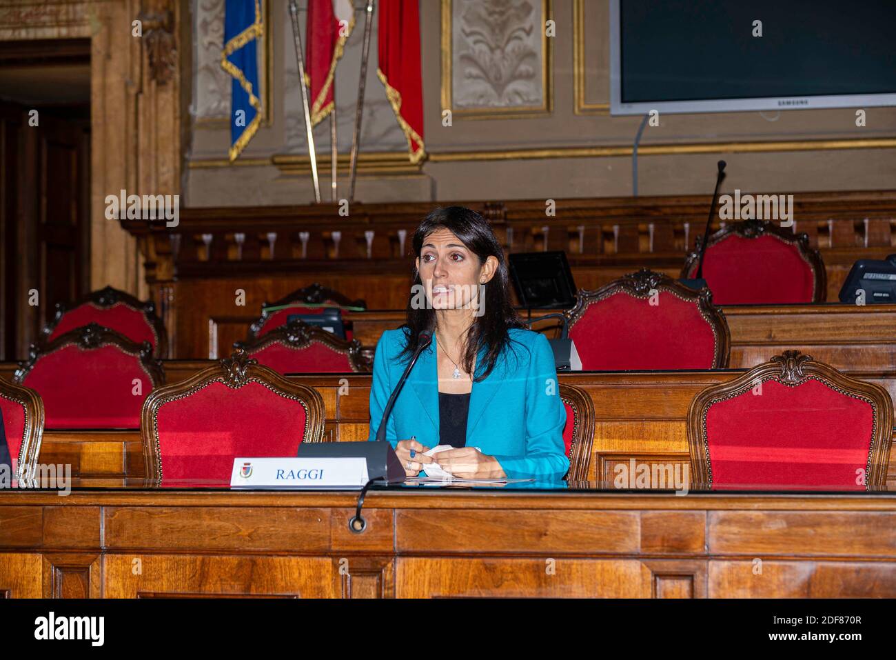 Roma Palazzo Valentini Foto Stock
