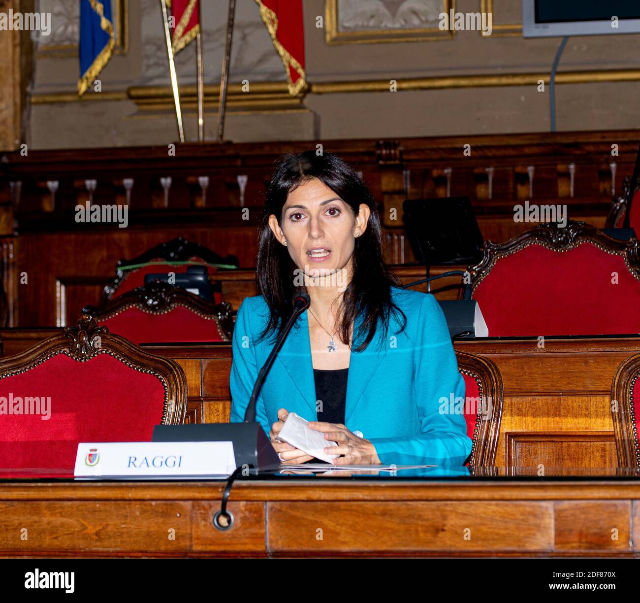 Roma Palazzo Valentini Foto Stock