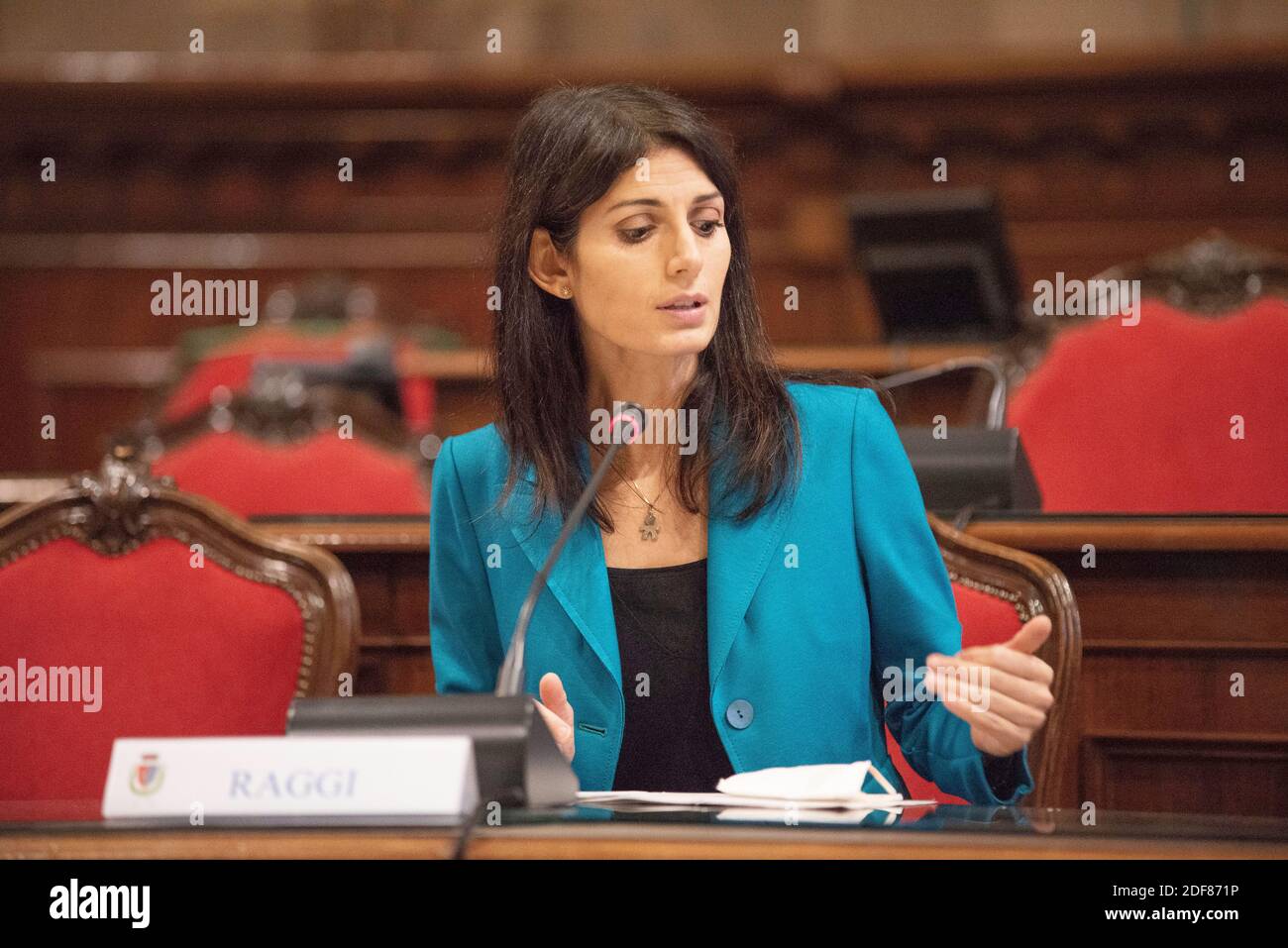 Roma Palazzo Valentini Foto Stock