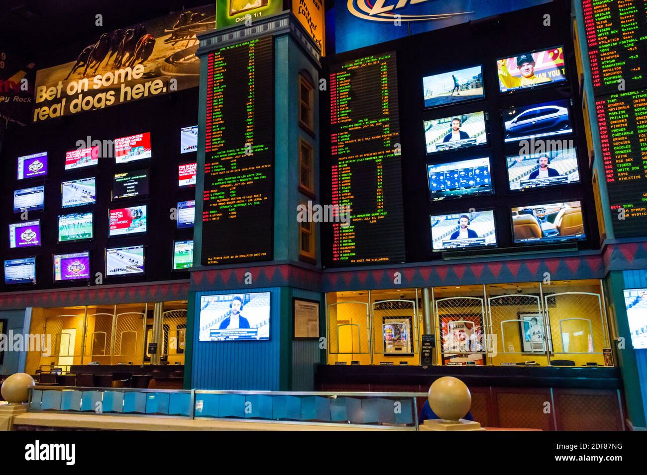 Las Vegas, Nevada, New York, New York, Scommesse Parlor Foto Stock