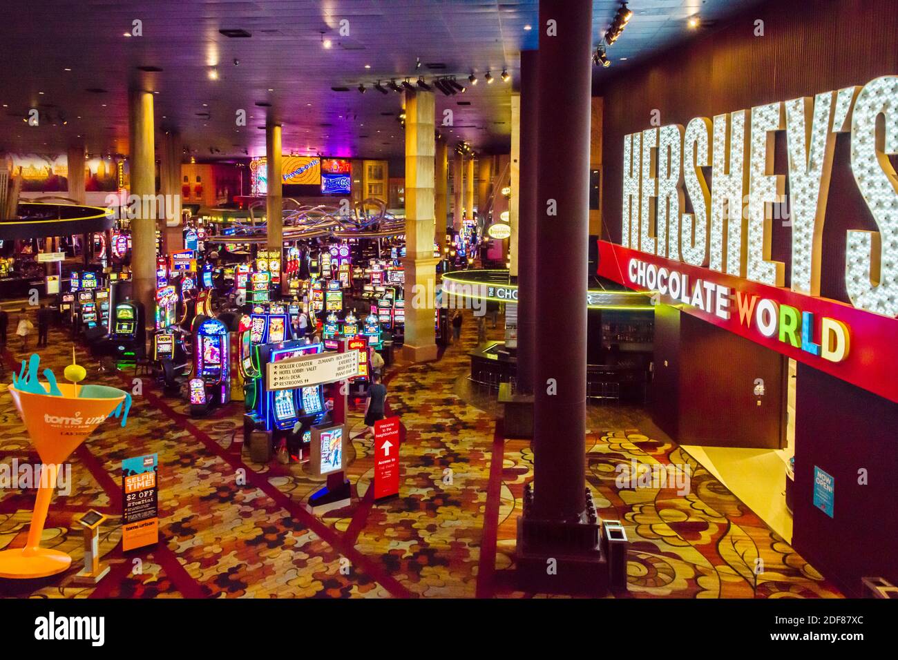 Las Vegas, Nevada, New York, New York, mondo del cioccolato Foto Stock