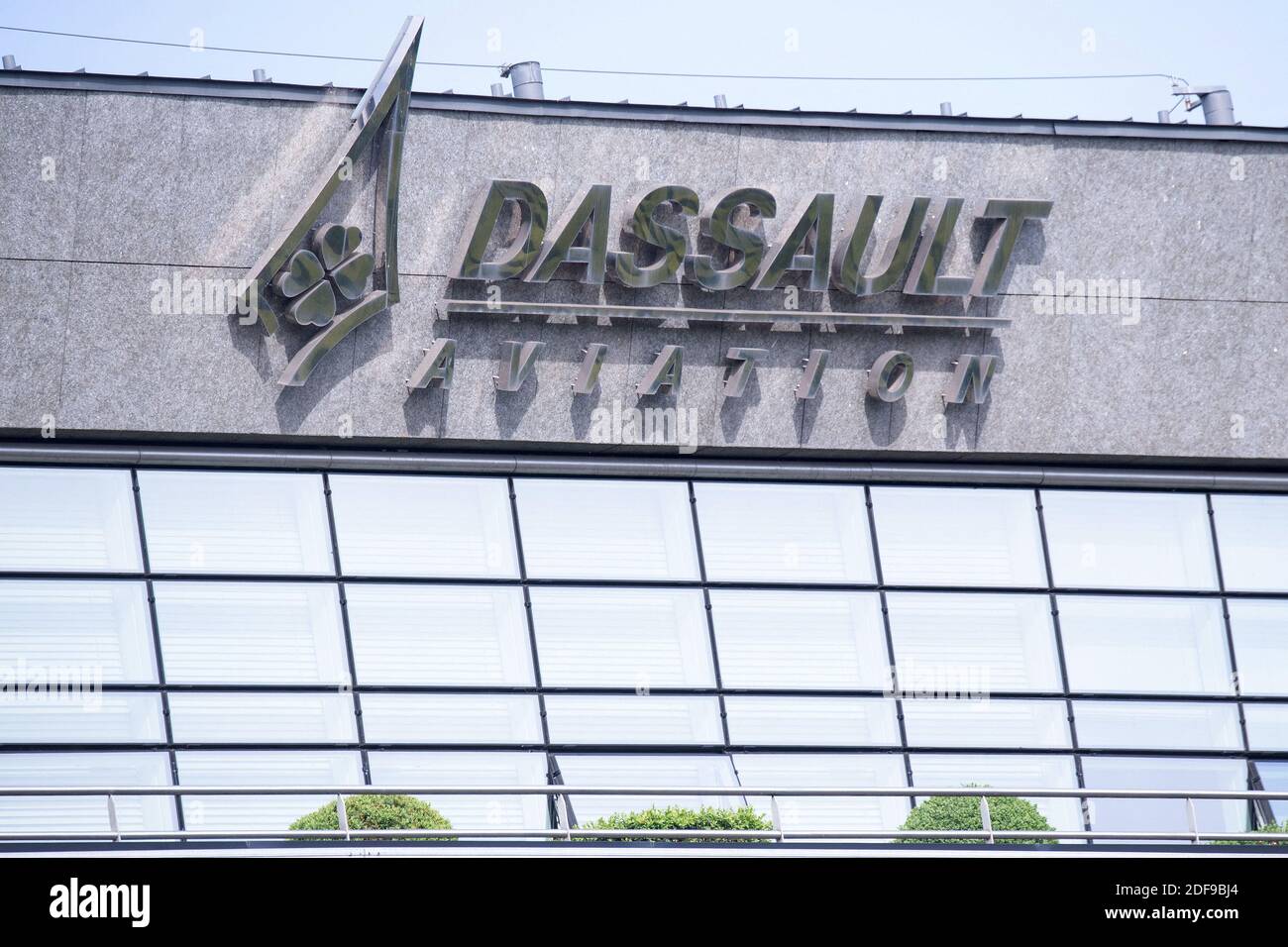 Costruzione di Dassault Aviation il 21 aprile 2020 a Puteaux, Francia. Foto di David Niviere/ABACAPRESS.COM Foto Stock